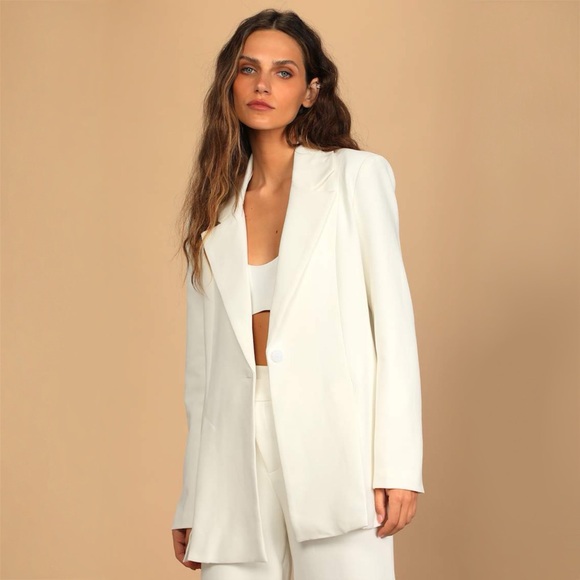 4TH & RECKLESS Jackets & Blazers - 4TH & RECKLESS Sade White Blazer